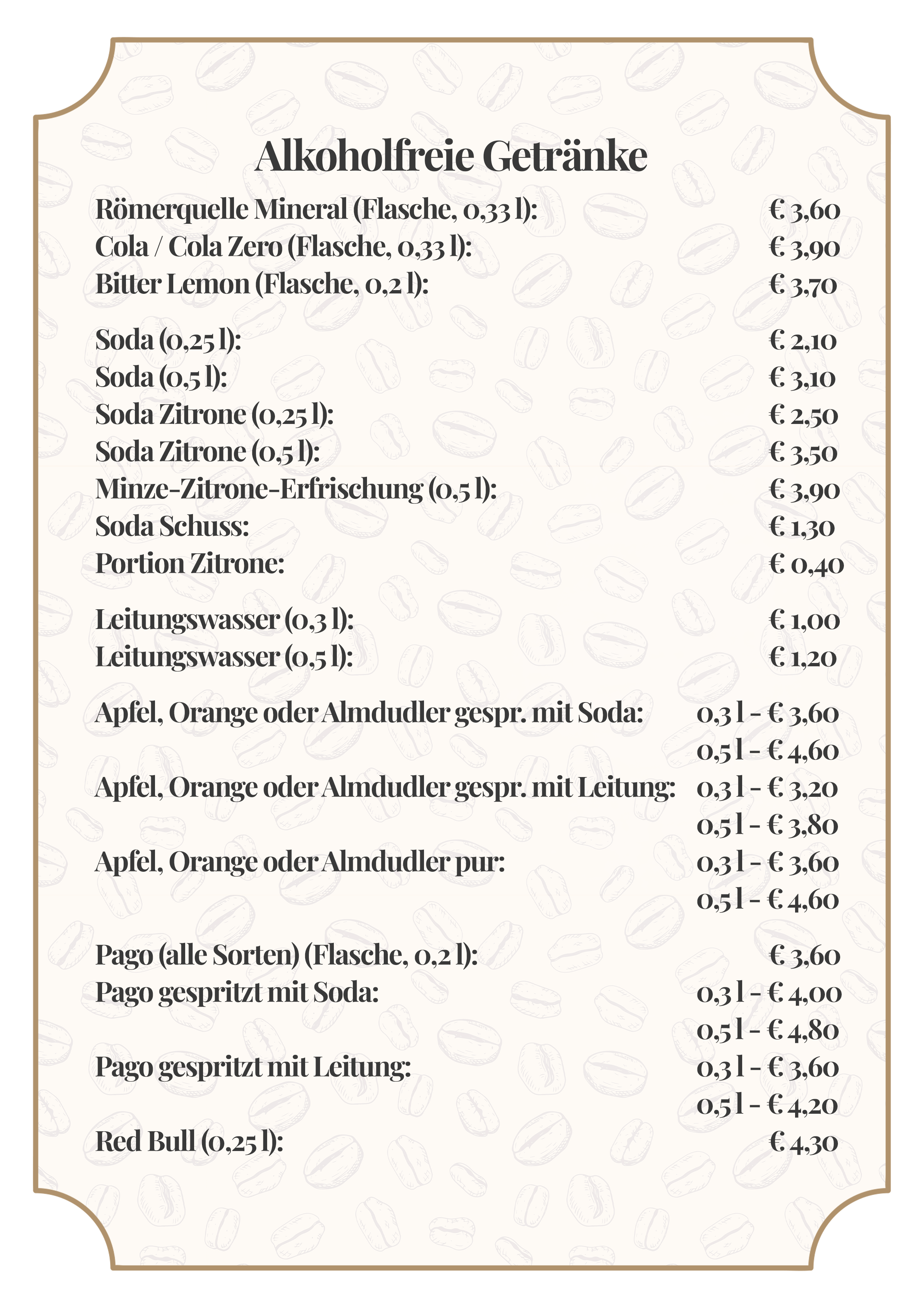 Speisekarte Seite 9